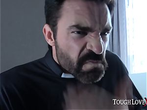 TOUGHLOVEX Ivy Lebelle rough fuckfest with a priest